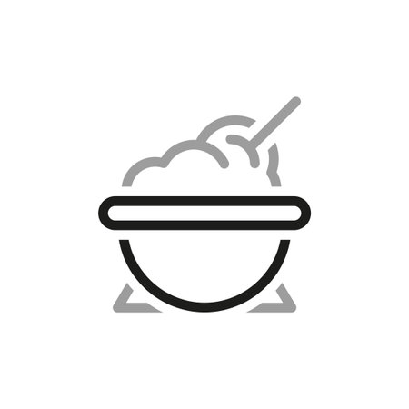 Simple of Halloween Related Vector Line Icons. Halloween icon set. Contains such Icons as cauldron.のイラスト素材