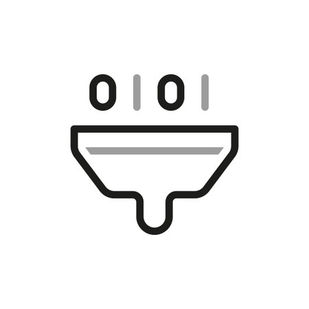 Big data analysis thin line icon. Data processing outline pictograms for website and mobile app GUI. Digital analytics simple UI, UX vector icon.のイラスト素材