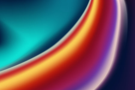 Trendy graffiti style background light neon blurred shape. Modern wallpaper design for poster,...