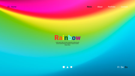 Trendy graffiti style background with light neon blurred shape. Modern wallpaper design for poster, website, placard, cover, advertising.のイラスト素材