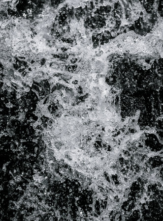 Turbulent Waterの写真素材