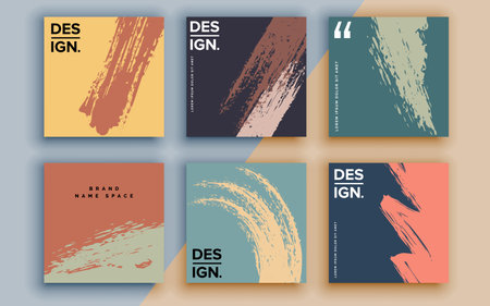 Set of sale banner template design. Vector illustration.のイラスト素材
