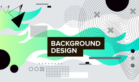 Modern abstract cover, minimal cover design. Colorful geometric background, vector illustration.のイラスト素材