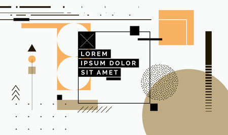 Modern abstract cover, minimal cover design. Colorful geometric background, vector illustration.のイラスト素材