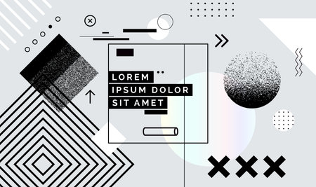 Modern abstract cover, minimal cover design. Colorful geometric background, vector illustration.のイラスト素材