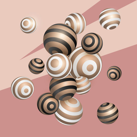 3d design elements, abstract background, vector illustration.のイラスト素材