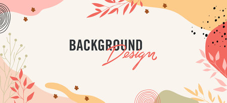 Modern abstract elements set, minimal design vector illustration.のイラスト素材