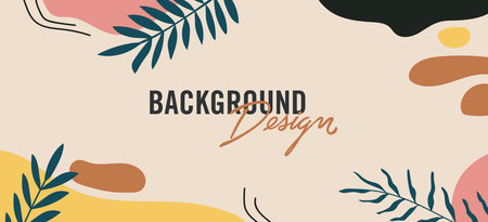 Modern abstract elements set, minimal design vector illustration.のイラスト素材