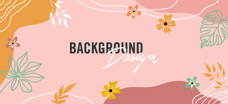 Modern abstract elements set, minimal design vector illustration.のイラスト素材