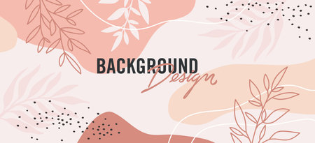Modern abstract elements set, minimal design vector illustration.のイラスト素材