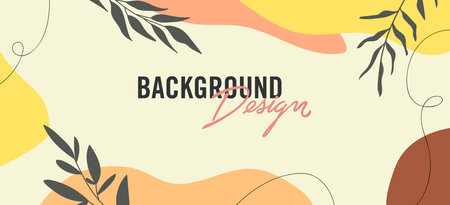 Modern abstract elements set, minimal design vector illustration.のイラスト素材