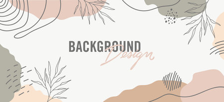 Modern abstract elements set, minimal design vector illustration.のイラスト素材