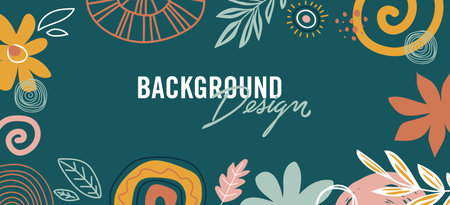 Modern abstract elements set, minimal design vector illustration.のイラスト素材