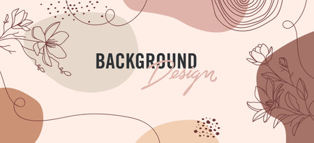 Modern abstract elements set, minimal design vector illustration.のイラスト素材