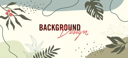 Modern abstract elements set, minimal design vector illustration.のイラスト素材