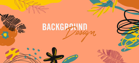 Modern abstract elements set, minimal design vector illustration.のイラスト素材