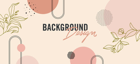 Modern abstract elements set, minimal design vector illustration.のイラスト素材