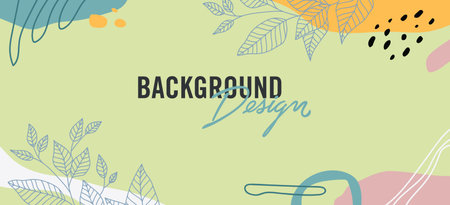 Modern abstract elements set, minimal design vector illustration.のイラスト素材