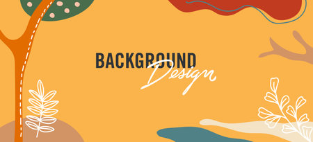 Modern abstract elements set, minimal design vector illustration.のイラスト素材