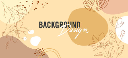 Modern abstract elements set, minimal design vector illustration.のイラスト素材