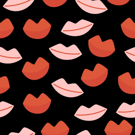 Seamless pattern for Valentine Day. Romantic vector cute wallpaperのイラスト素材