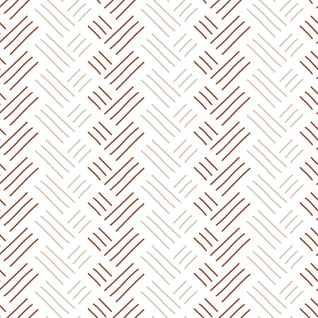 Simple minimalist geometric print with beige lines. Seamless repeating scandinavian style printのイラスト素材