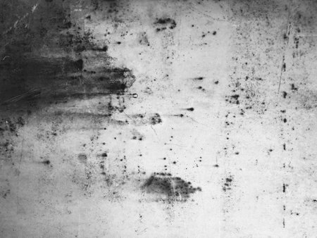 Abstract ink painting on grunge paper texture. Winter nightfall concept. Scrapbook black and white background for design, poster background, product designの写真素材