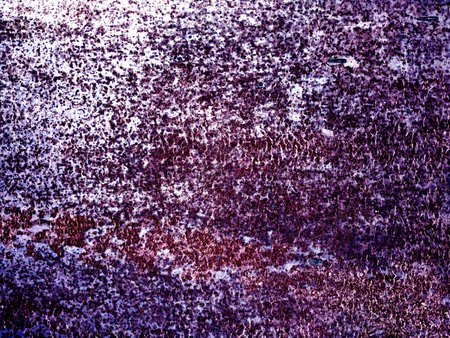 Canvas texture purple background. Small splashes of paint purple, blue, cyan. A fine texture of...