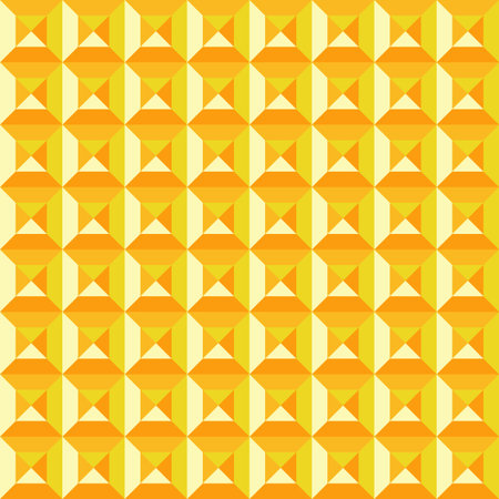 geometric style abstract yellow & Orange backgroundのイラスト素材