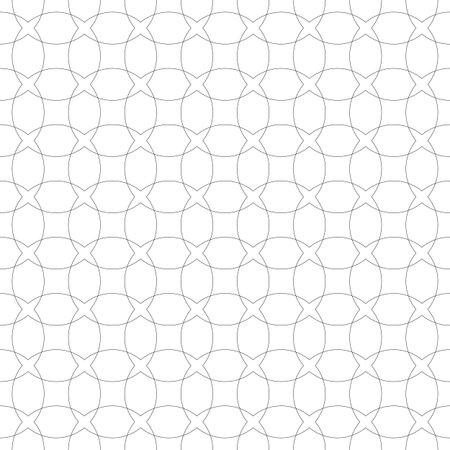 pattern seamless circle  black whiteのイラスト素材
