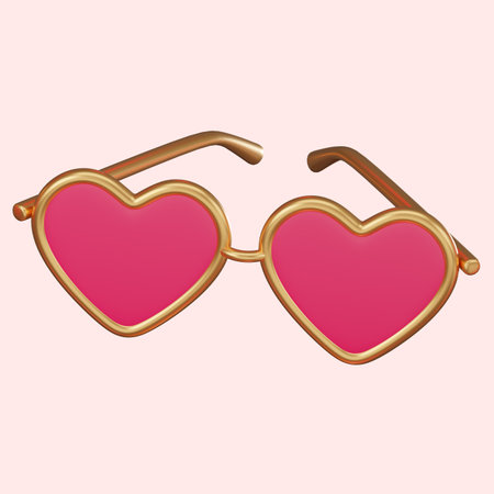 Celebrate love with style using this of heart shaped sunglasses accessory for trendy and romantic...