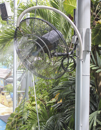 Fan steamの写真素材