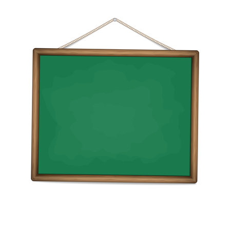 green chalkboard illustrationのイラスト素材