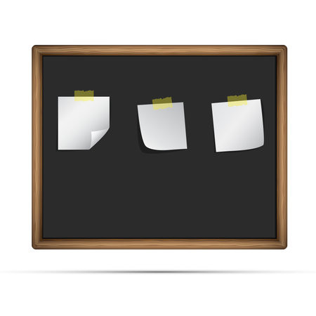 Message Board illustrationのイラスト素材