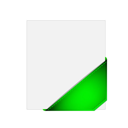 Corner ribbonのイラスト素材