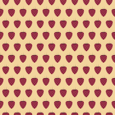 Strawberry seamless pattern background