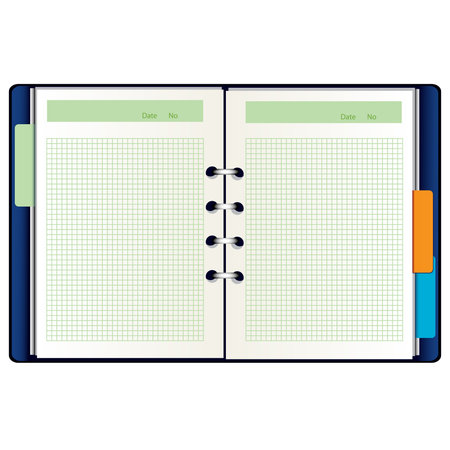 Open notebookのイラスト素材