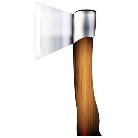 Axe, isolated on a white backgroundのイラスト素材