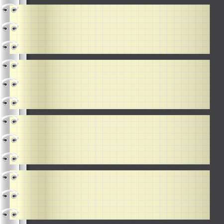 folder with white sheets of paper mountのイラスト素材