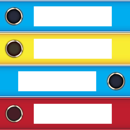 office foldersのイラスト素材