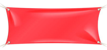 Textile bannerのイラスト素材