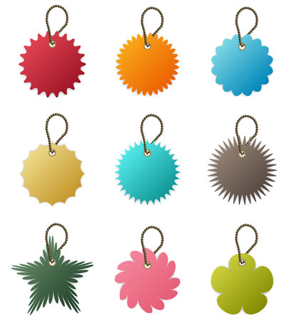 Key Chain Tag Vectorのイラスト素材