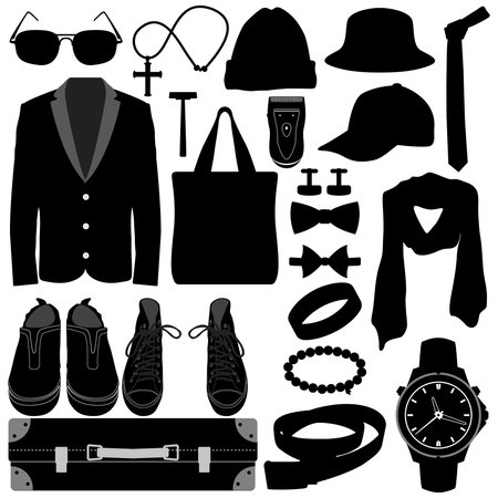 Man Male Clothing Wear Accessories Fashion Designのイラスト素材