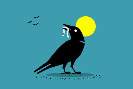 Early bird gets the worm. Vector illustrations clip art depicts concept of early riser, first mover advantage, productive, proactive, opportunity, and timely.のイラスト素材