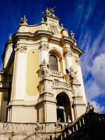 St George Cathedral in Lviv, Ukraine High quality photoの写真素材