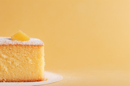 Semolina Citrus Cake Slice.の素材