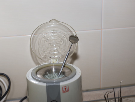 Sterilization of orthodontics dental instrumentsの写真素材