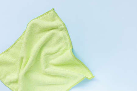 Yellow microfiber cloth for cleaning and dusting