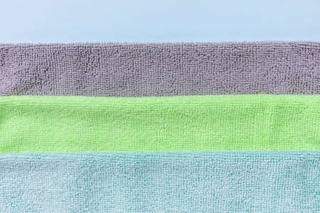 Three new microfiber cloth for cleaning and dust