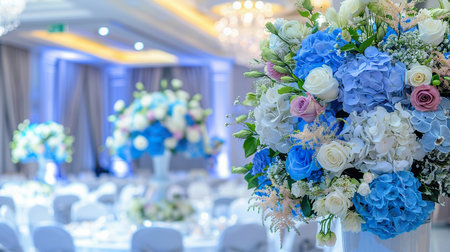 Elegant Event Management Tips Floral Decor Ideas background.の素材